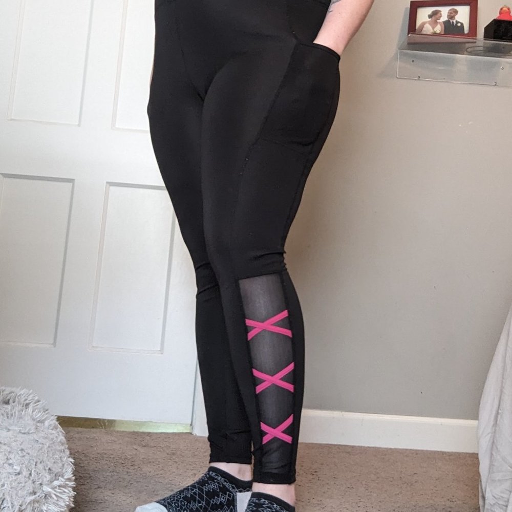 POP Fit Lily Black/Hot Pink